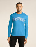 Men's Merino 200 Oasis Long Sleeve Crew Thermal Top Remarkables Arctic - 1