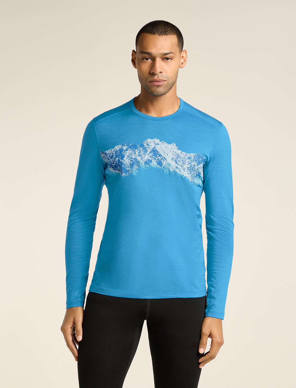 Men's Merino 200 Oasis Long Sleeve Crew Thermal Top Remarkables Arctic - 1