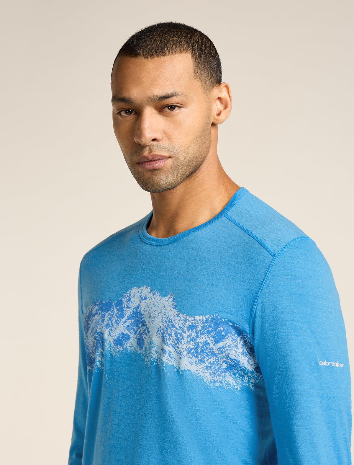 Men's Merino 200 Oasis Long Sleeve Crew Thermal Top Remarkables Arctic - 5