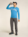 Men's Merino 200 Oasis Long Sleeve Crew Thermal Top Remarkables Arctic - 4