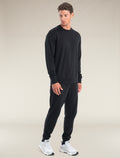 Men's Merino Blend 200 Shifter Long Sleeve Sweatshirt Black - 3