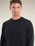 Men's Merino Blend 200 Shifter Long Sleeve Sweatshirt Black - 4