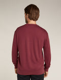 Men's Merino Blend 200 Shifter Long Sleeve Sweatshirt Port - 2