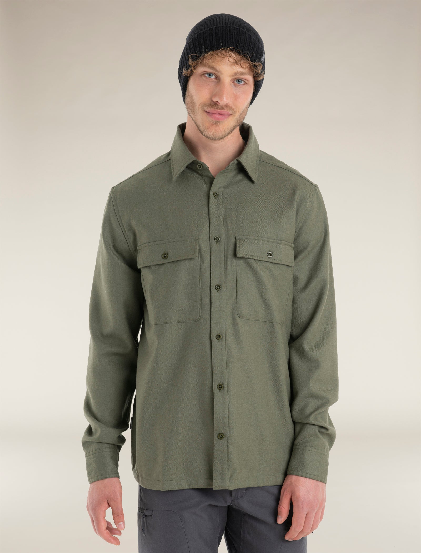 Men's Merino 200 Dawnder Long Sleeve Flannel Shirt