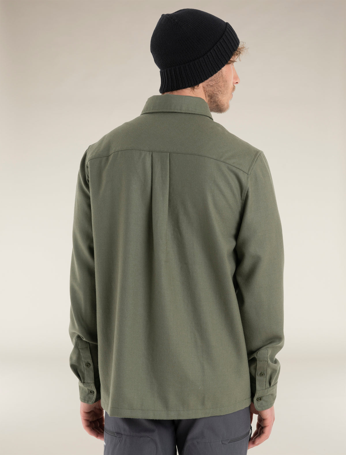 Merino 200 Dawnder Langarm-Flanellhemd Herren  - 2