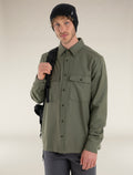 Merino 200 Dawnder Langarm-Flanellhemd Herren  - 5