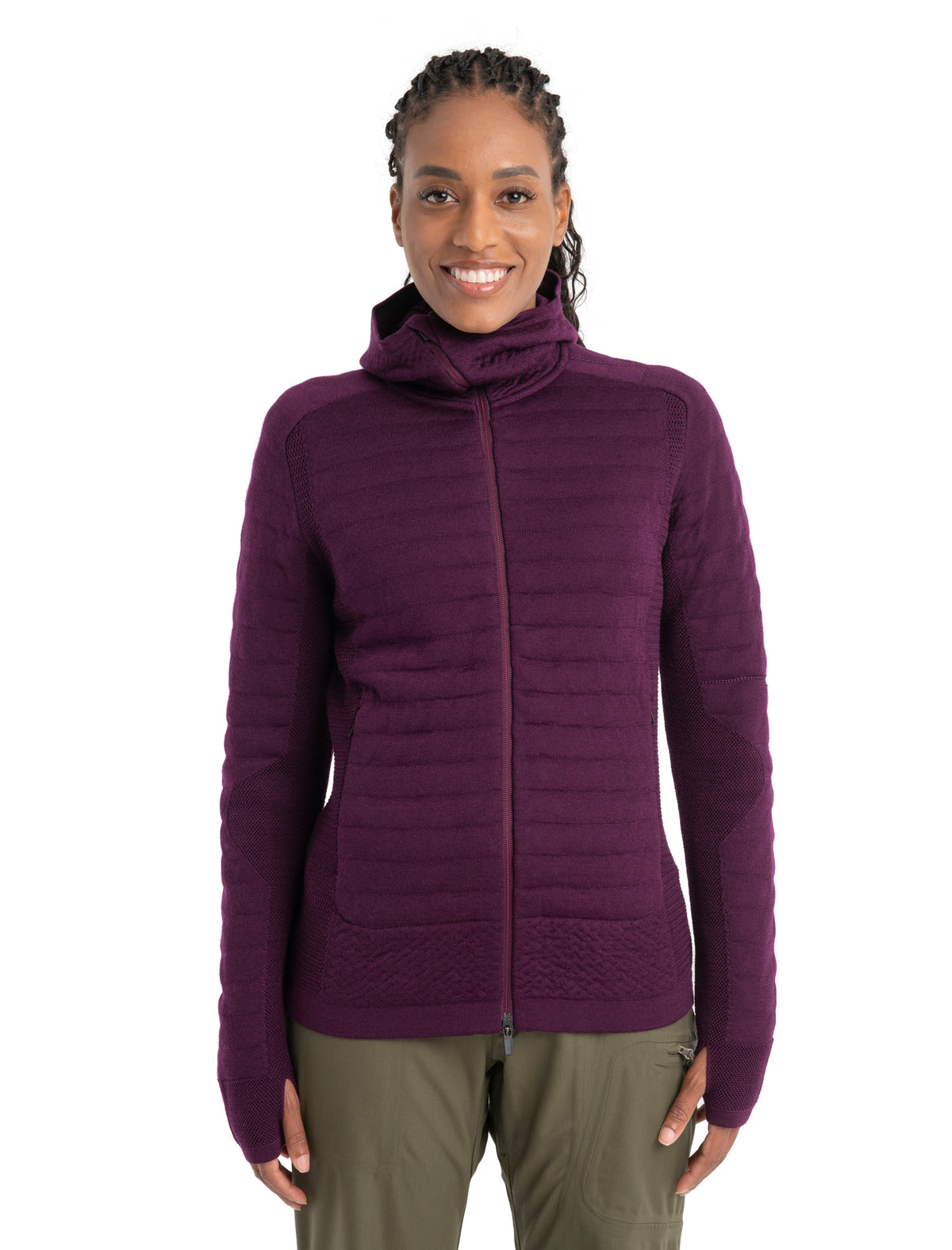 Merino ZoneKnit™ Explore Zip-Hoodie Damen  - 1