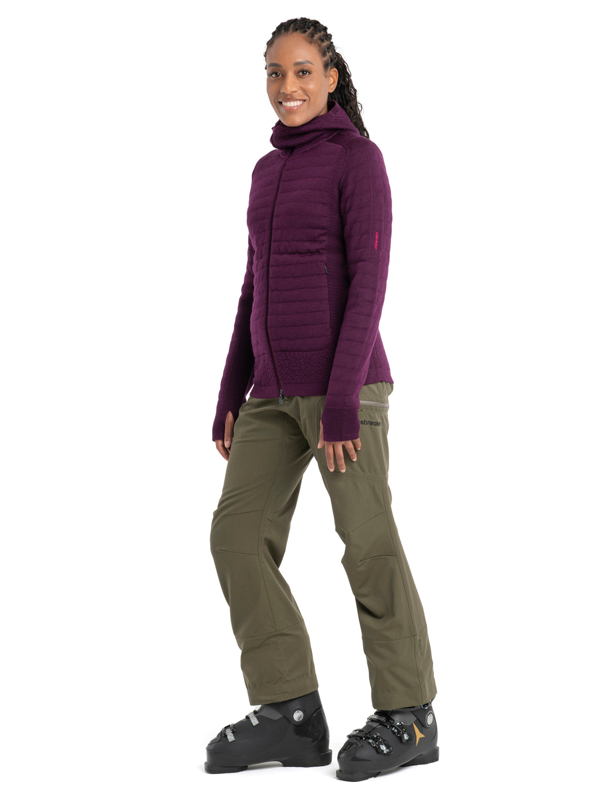 Merino ZoneKnit™ Explore Zip-Hoodie Damen  - 3
