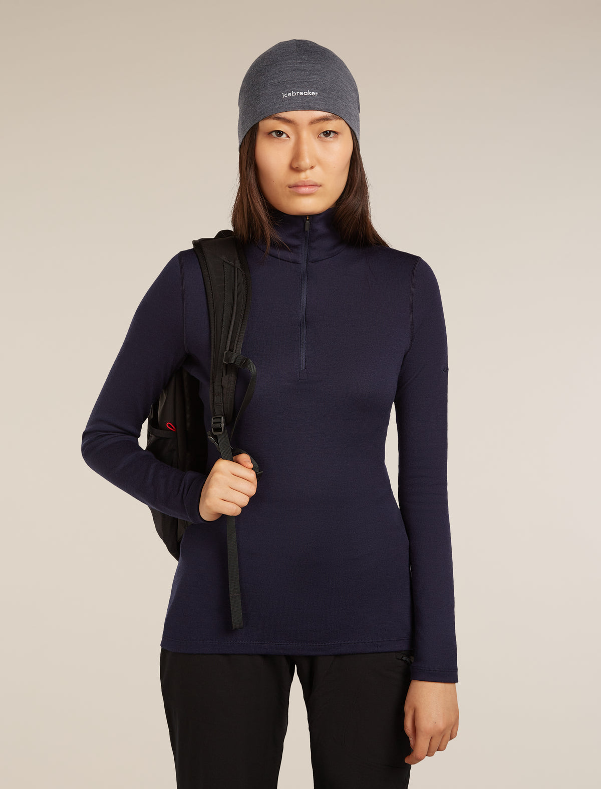 Unisex 200 Oasis Beanie Jet Heather - 7