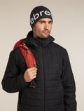 Unisex icebreaker Beanie Black/Ecru Heather - 4