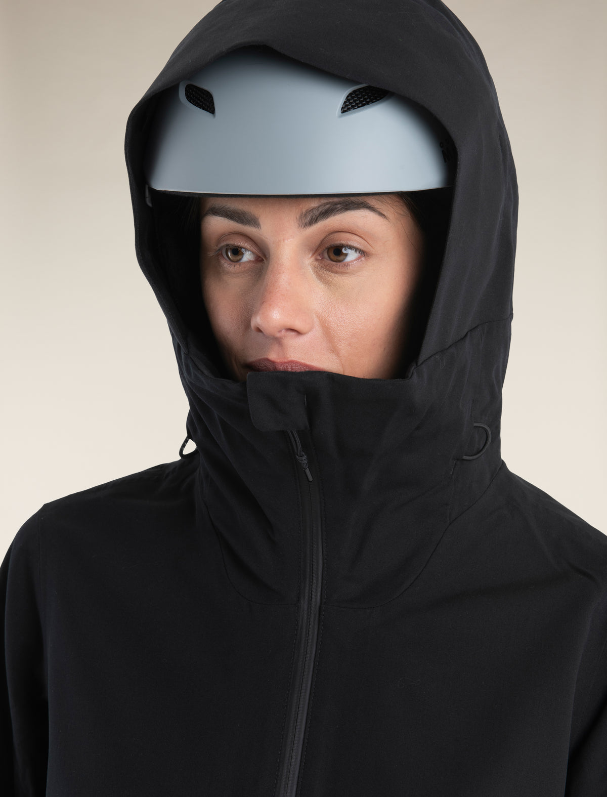 Women's Merino Shell+™ Peak Hooded Jacket Black - 4