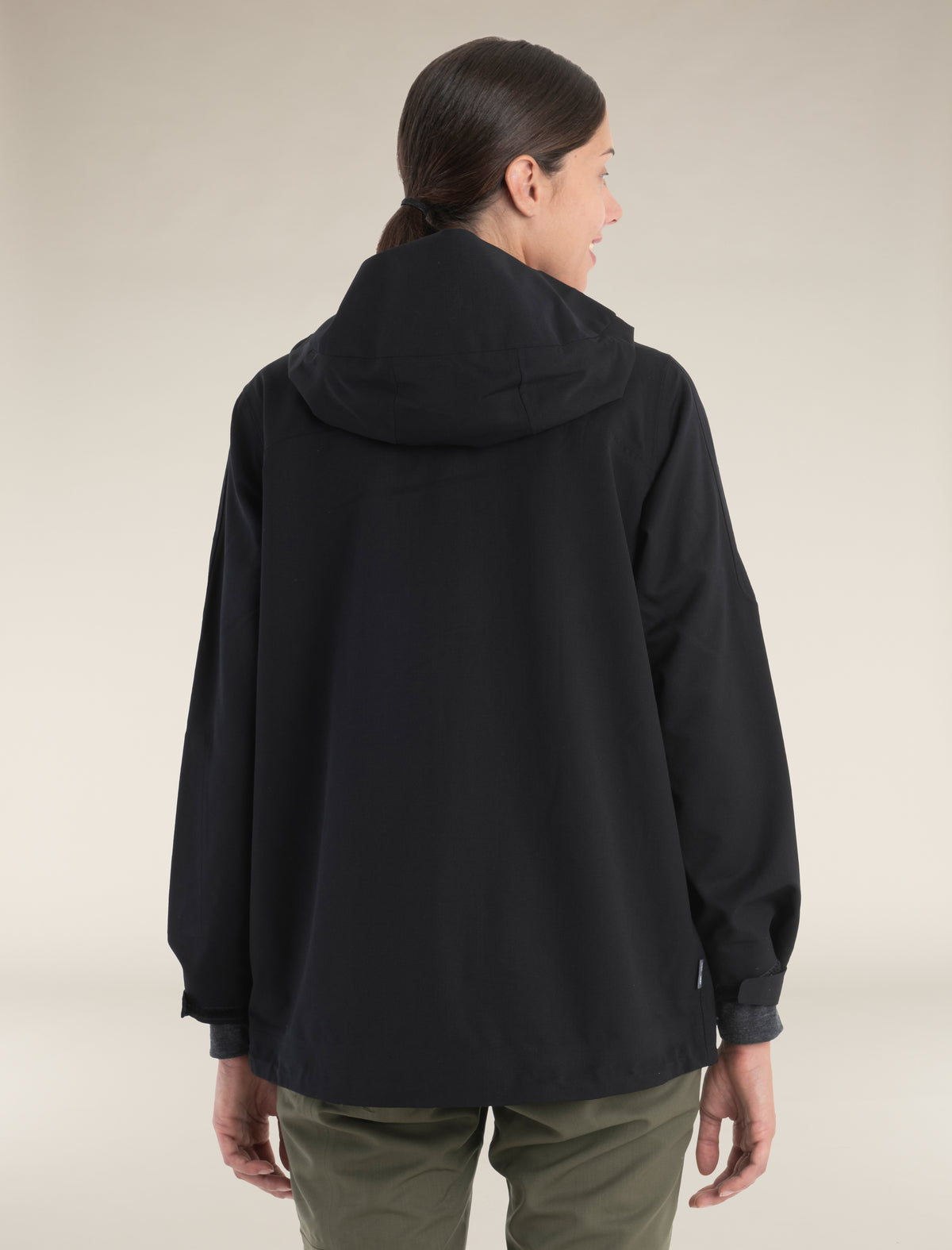 Women's Merino Shell+™ Peak Hooded Jacket Black - 2