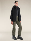 Women's Merino Shell+™ Peak Hooded Jacket Black - 3