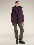 Merino Shell+™ Peak Kapuzenjacke Damen  - 3