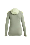 Women's Merino 200 Sonebula Long Sleeve Half Zip Thermal Hoodie Lichen/Glazen - 9
