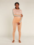 Women's Merino 200 Sonebula Long Sleeve Crew Thermal Top Feldspar/Sunstone - 3