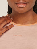 Women's Merino 200 Sonebula Long Sleeve Crew Thermal Top Feldspar/Sunstone - 5