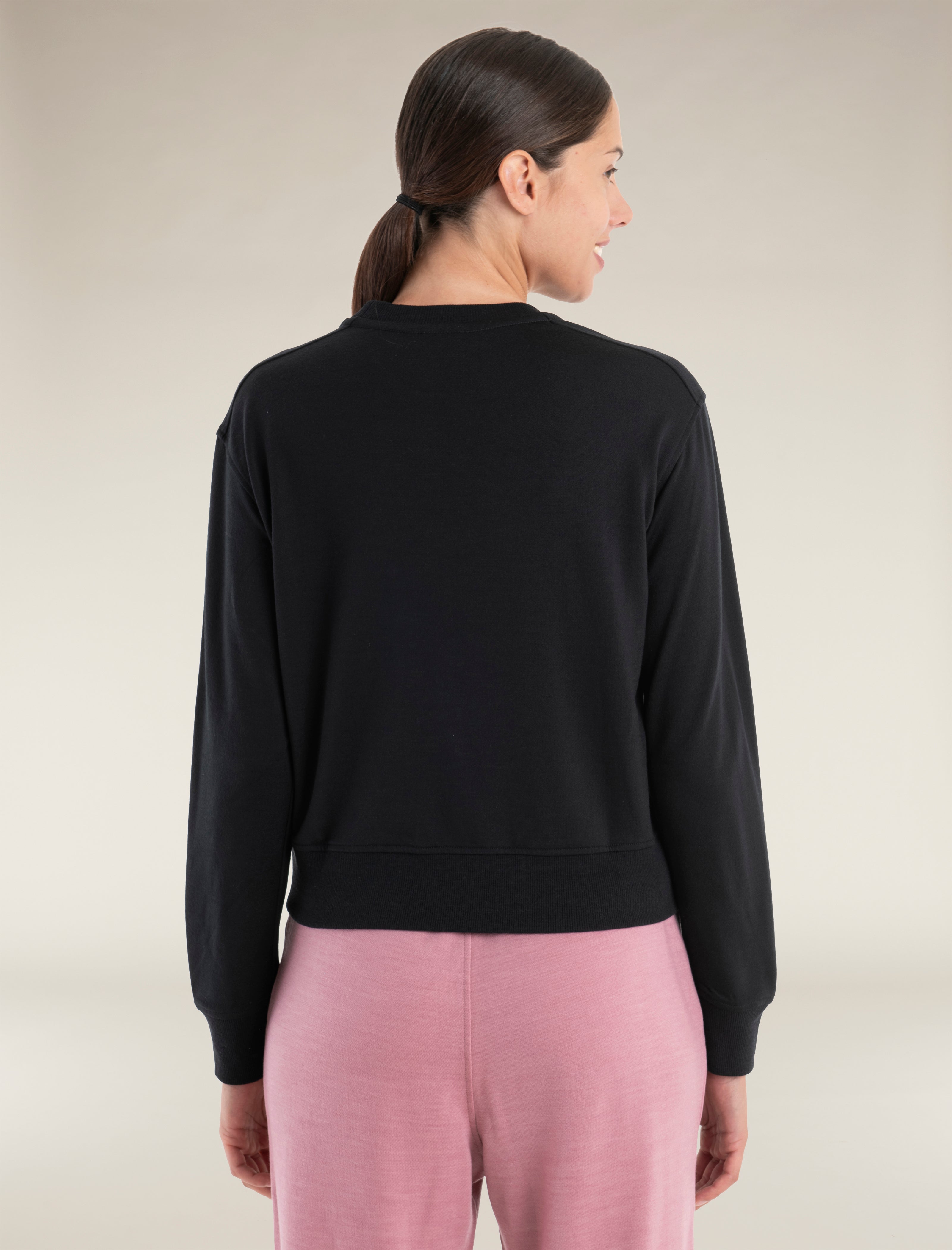 Women's Merino Blend 200 Crush Long Sleeve Sweatshirt | icebreaker