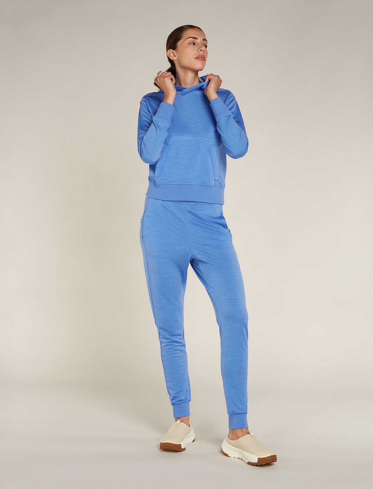 Maglia in misto di lana merino a maniche lunghe con cappuccio Crush II Donna  - 4
