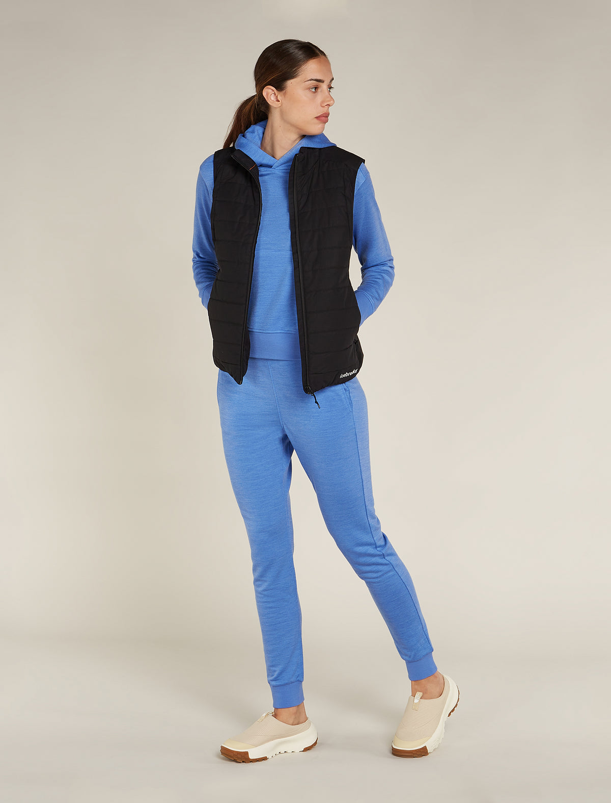 Maglia in misto di lana merino a maniche lunghe con cappuccio Crush II Donna  - 5