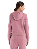 Women's Merino Blend 200 Crush Long Sleeve Hoodie Crystal - 2