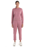 Women's Merino Blend 200 Crush Long Sleeve Hoodie Crystal - 3