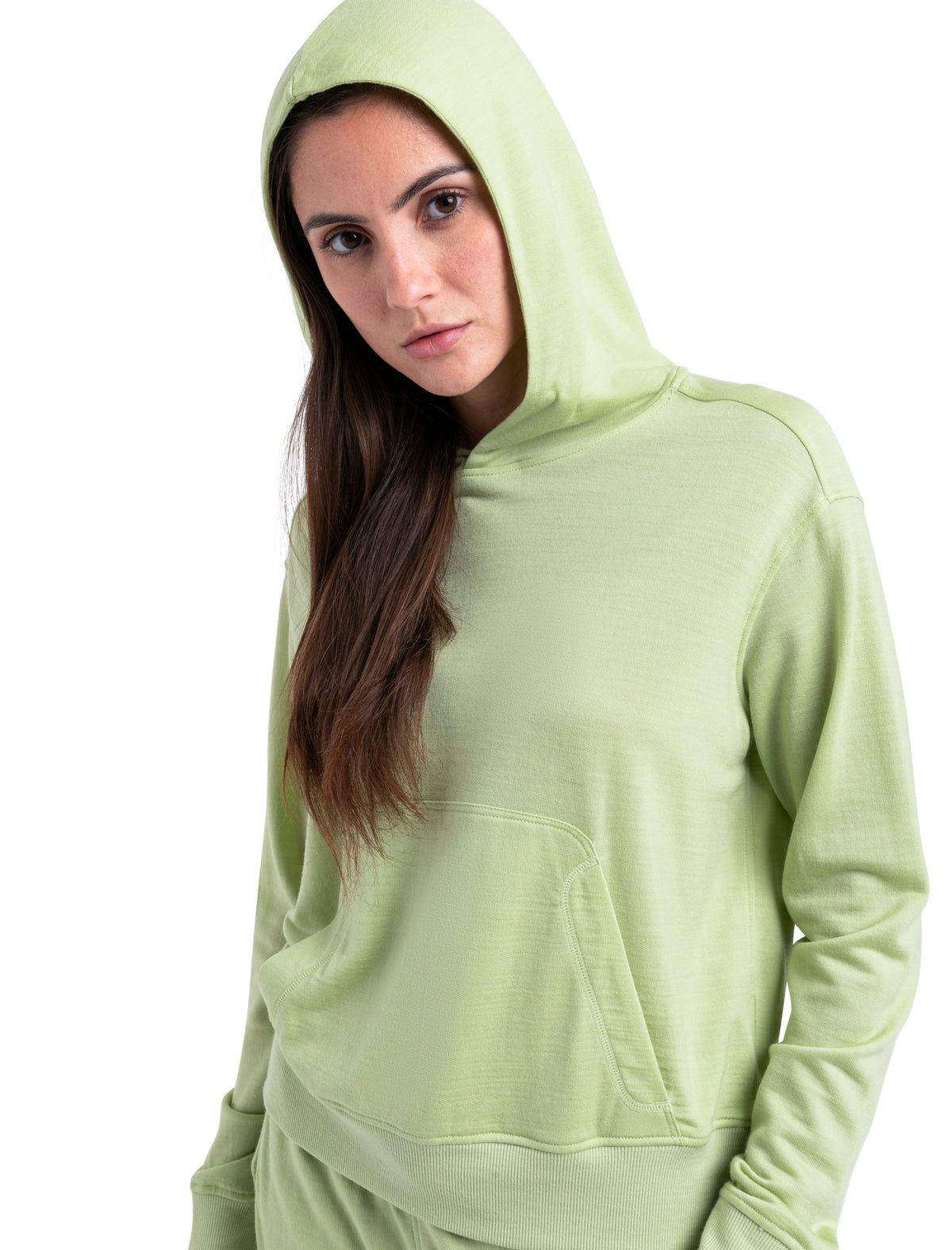 Bluza z kapturem Crush II z mieszanką wełny merino z długimi rękawami dla kobiet  - 8