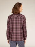 Chemise à manches longues 200 Dawnder en flanelle de mérinos, carreaux Women's  - 2