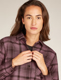 Chemise à manches longues 200 Dawnder en flanelle de mérinos, carreaux Women's  - 6