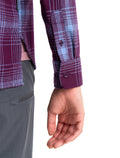 Chemise à manches longues 200 Dawnder en flanelle de mérinos, carreaux Women's  - 5