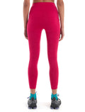Women's Merino Fastray High Rise Tights IB Topo Lines Electron Pink/Tempo - 2