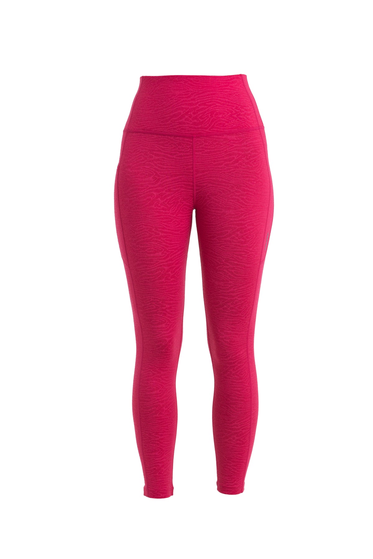 Women's Merino Fastray High Rise Tights IB Topo Lines Electron Pink/Tempo - 6