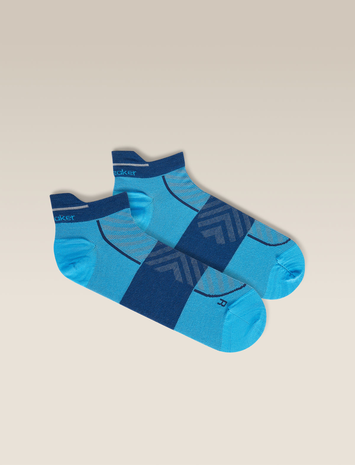 Men Run+ Micro Socks Arctic/Atlantis - 1