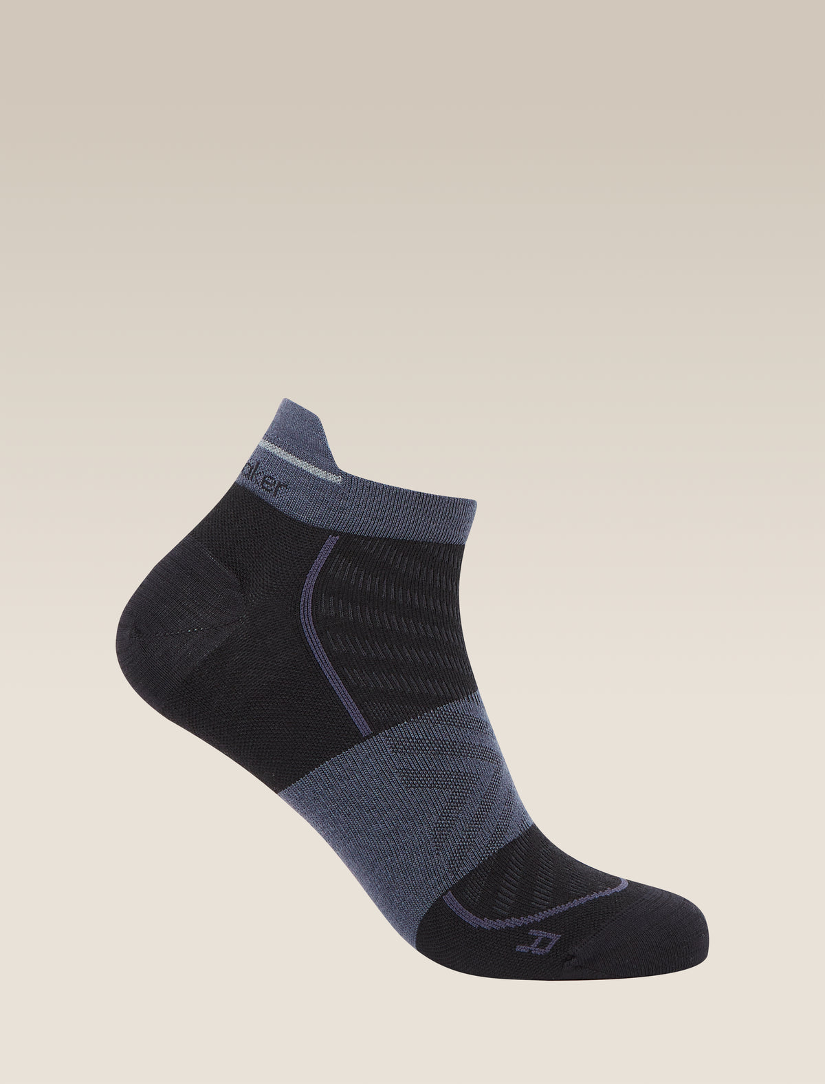 Men's Men Run+ Micro Socks Black/Graphite - 1