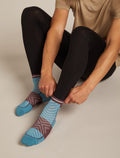 Men's Men Run+ Mini Socks Topaz/Java - 2
