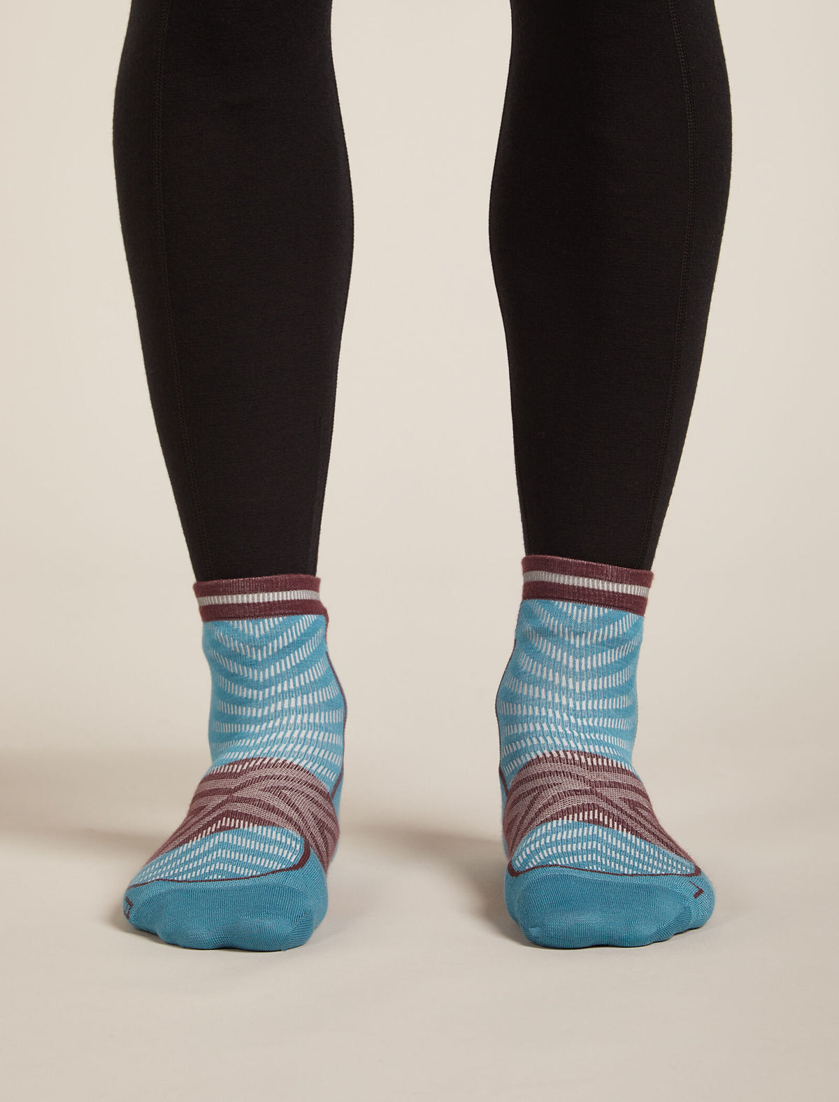 Men's Men Run+ Mini Socks Topaz/Java - 3