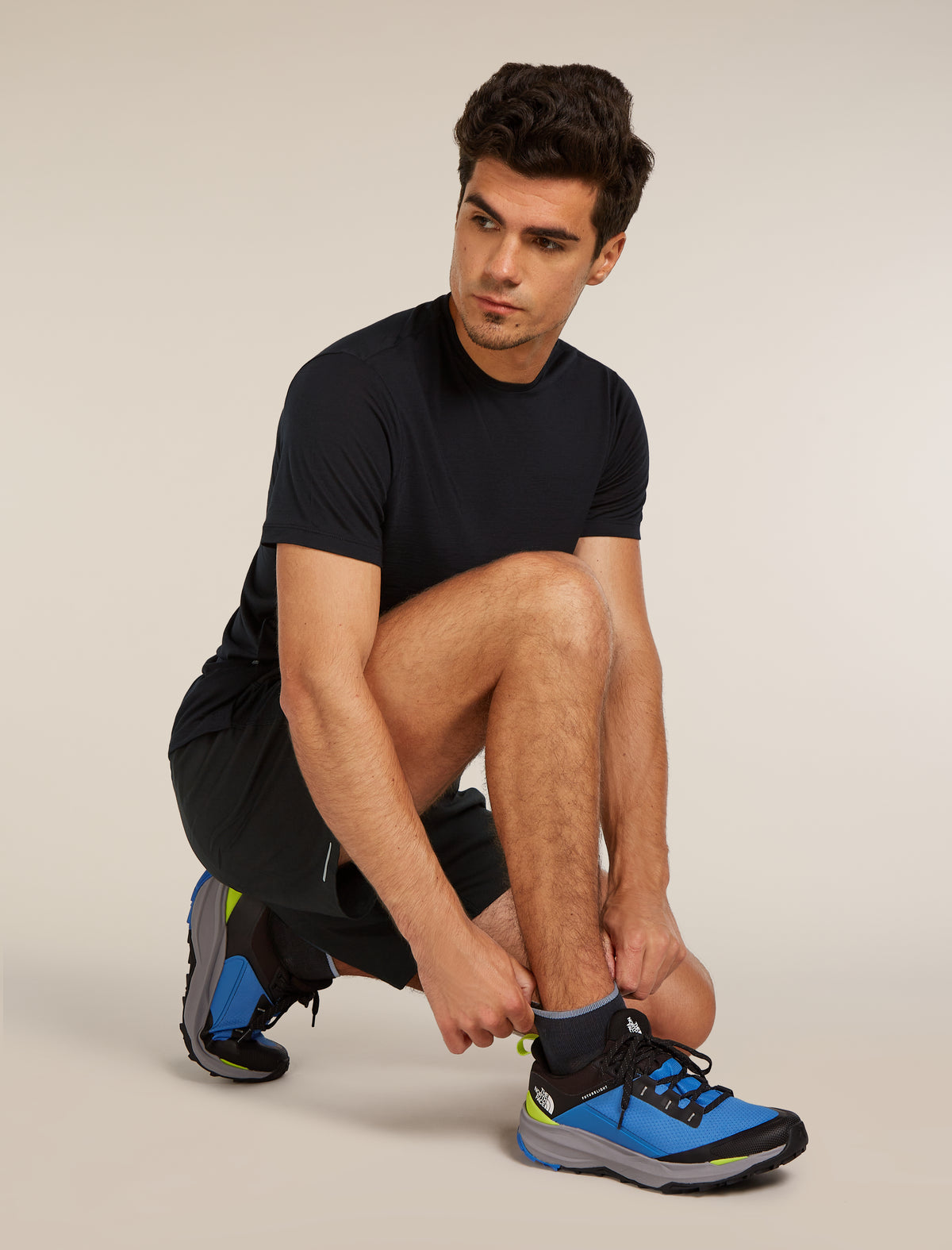 Men's Men Run+ Mini Socks Black/Graphite - 3