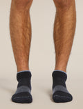 Men's Men Run+ Mini Socks Black/Graphite - 4