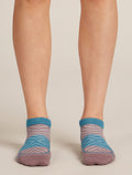 Women's Women Run+ Micro Socks Summit/Topaz - 3