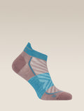Women's Women Run+ Micro Socks Summit/Topaz - 4