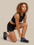 Women's Women Run+ Micro Socks Black/Graphite - 3