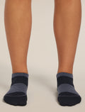 Women's Women Run+ Micro Socks Black/Graphite - 4