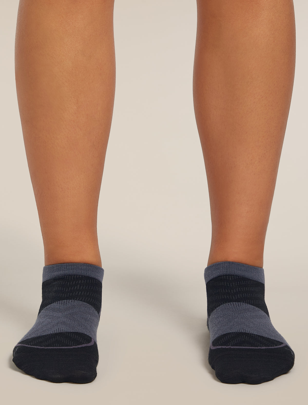Women's Women Run+ Micro Socks Black/Graphite - 4