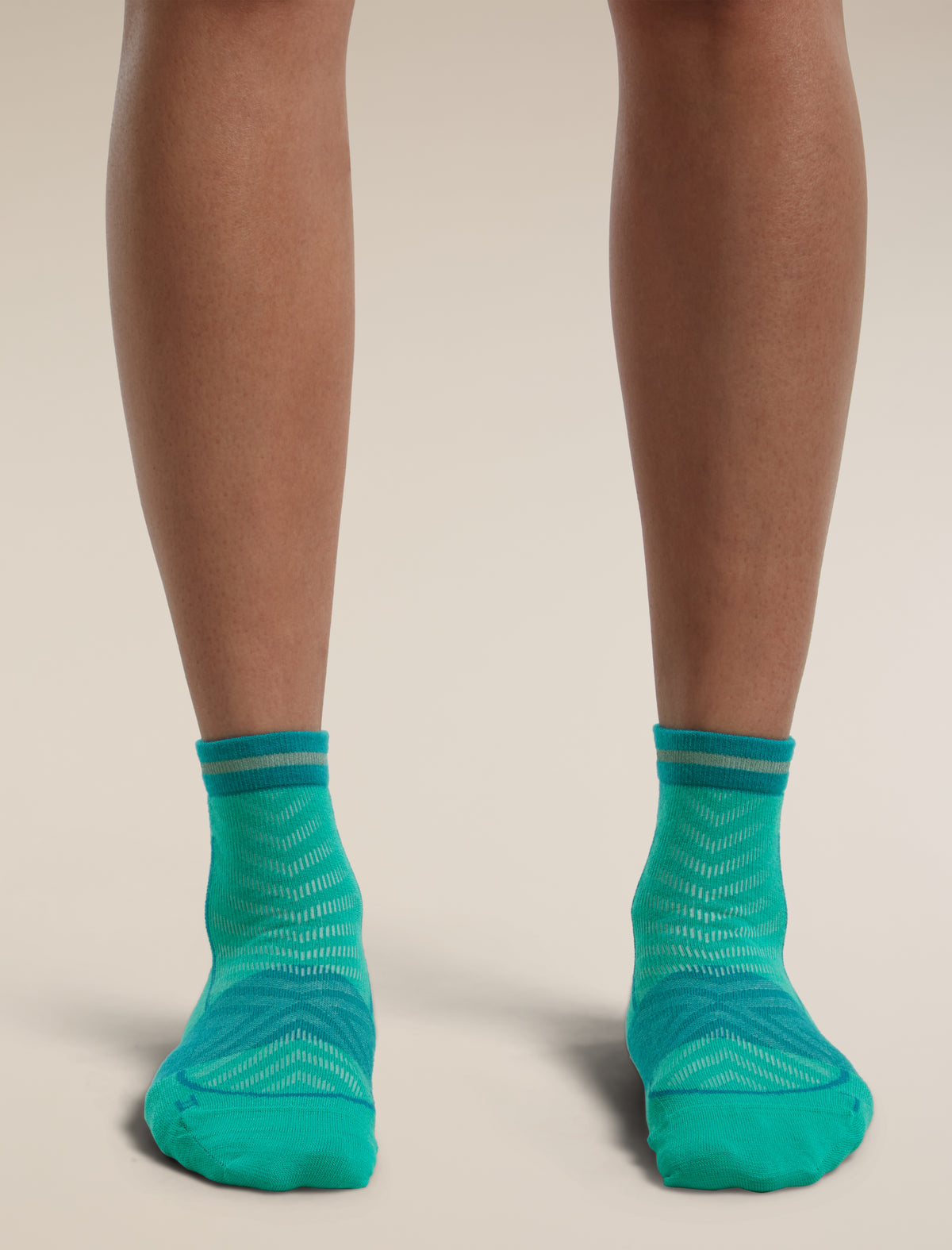 Micro calzini ultraleggeri Run+ Donna Fresh/Tidal Teal - 2