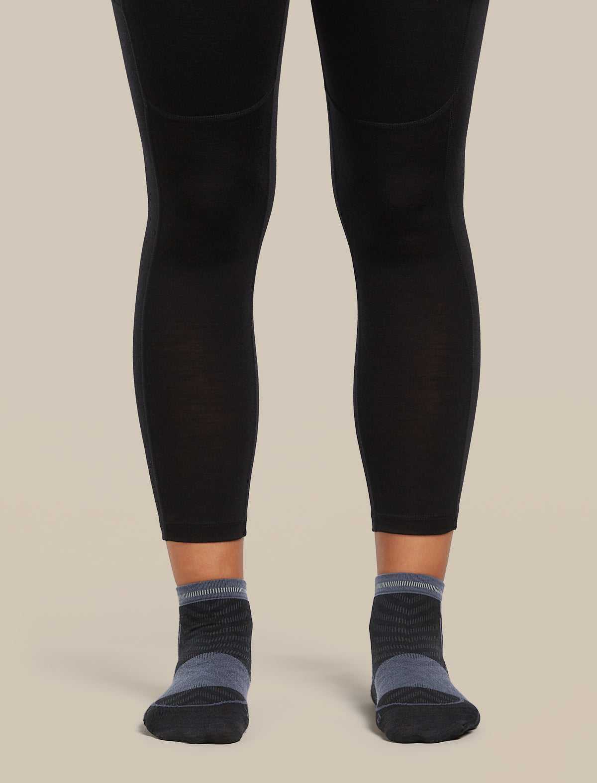 Women's Women Run+ Mini Socks Black/Graphite - 4