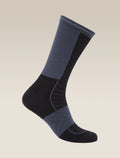 Men's Men Run+ Crew Socks Black/Graphite - 1
