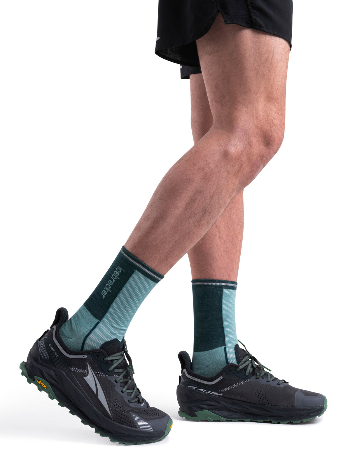 Herr Run+ Ultralight Crew-strumpor i merinoblandning  - 2