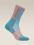 Women's Women Run+ Crew Socks Topaz/Summit - 4