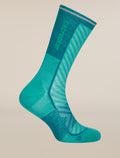 Women Run+ Crew Socks Fresh/Tidal Teal - 3