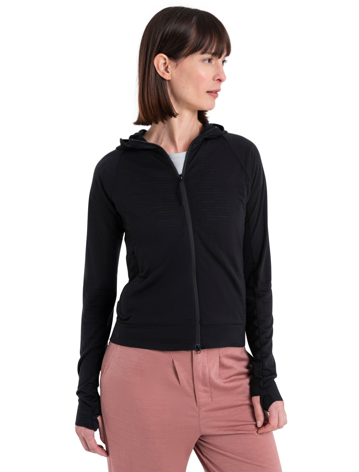 Merino Blend 200 Realfleece™ The North Face x icebreaker Zip-Hoodie Damen  - 5